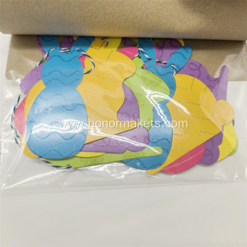 Happy Easter Bunny glitter Banner
